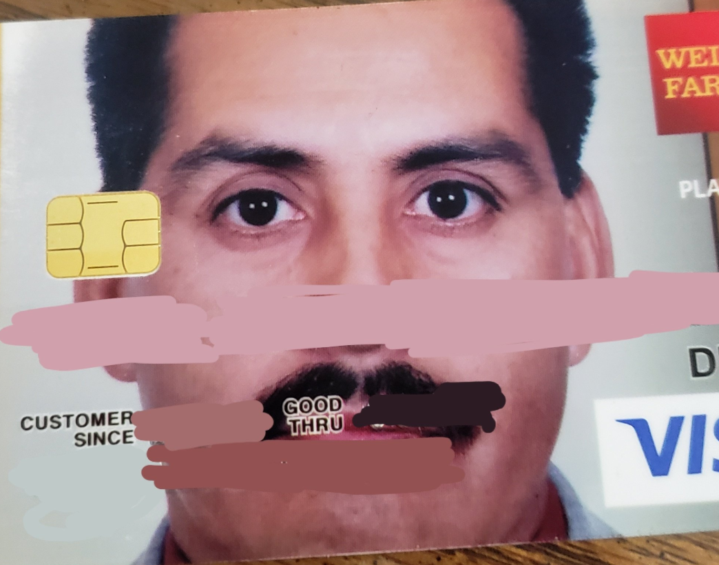 Bank Card No Id